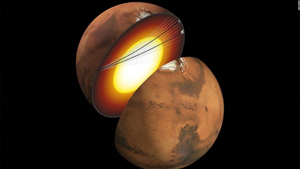 La NASA revela que es el núcleo de Marte
