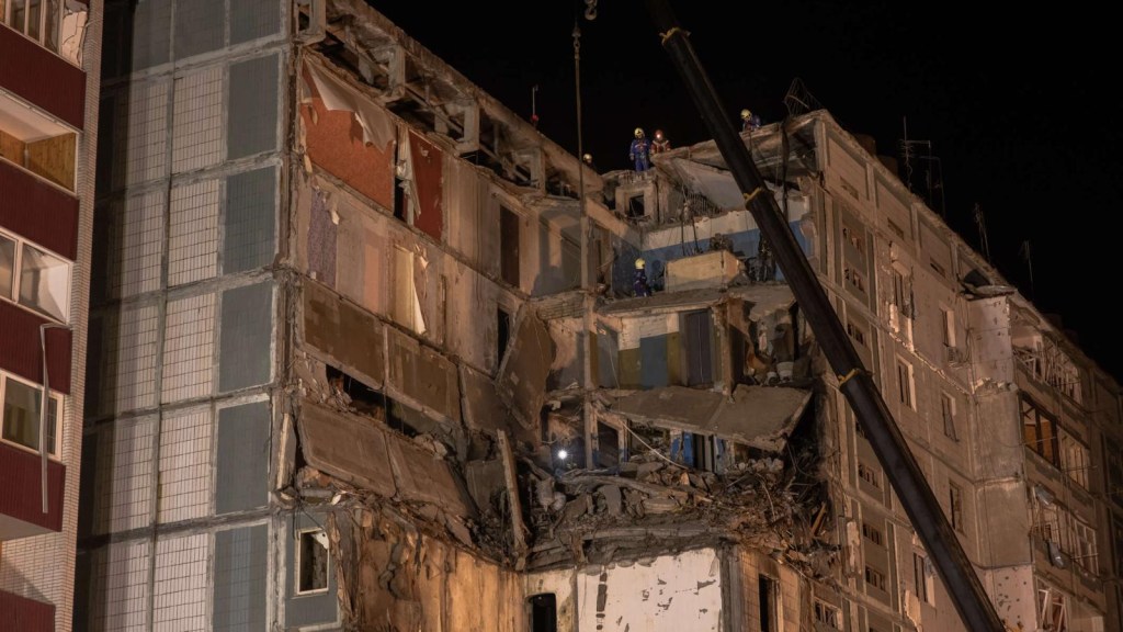 Sobreviviente relató el impacto mortal de un mal uso ruso en su edificio