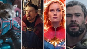 Imágenes de las películas de Marvel: "Guardianes de la Galaxia Vol.3", "Doctor Strange in the Multiverse of Madness", "The Marvels" y "Thor: Love and Thunder".