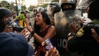 Una protesta en Perú