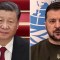El presidente de China, Xi Jinping, y el presidente de Ucrania, Volodymyr Zelensky. (Crédito: Getty Images)