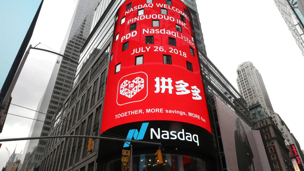La empresa matriz de Pinduoduo, PDD, cotiza en el Nasdaq de Nueva York. (Crédito: Mike Segar/Reuters/Archivo)