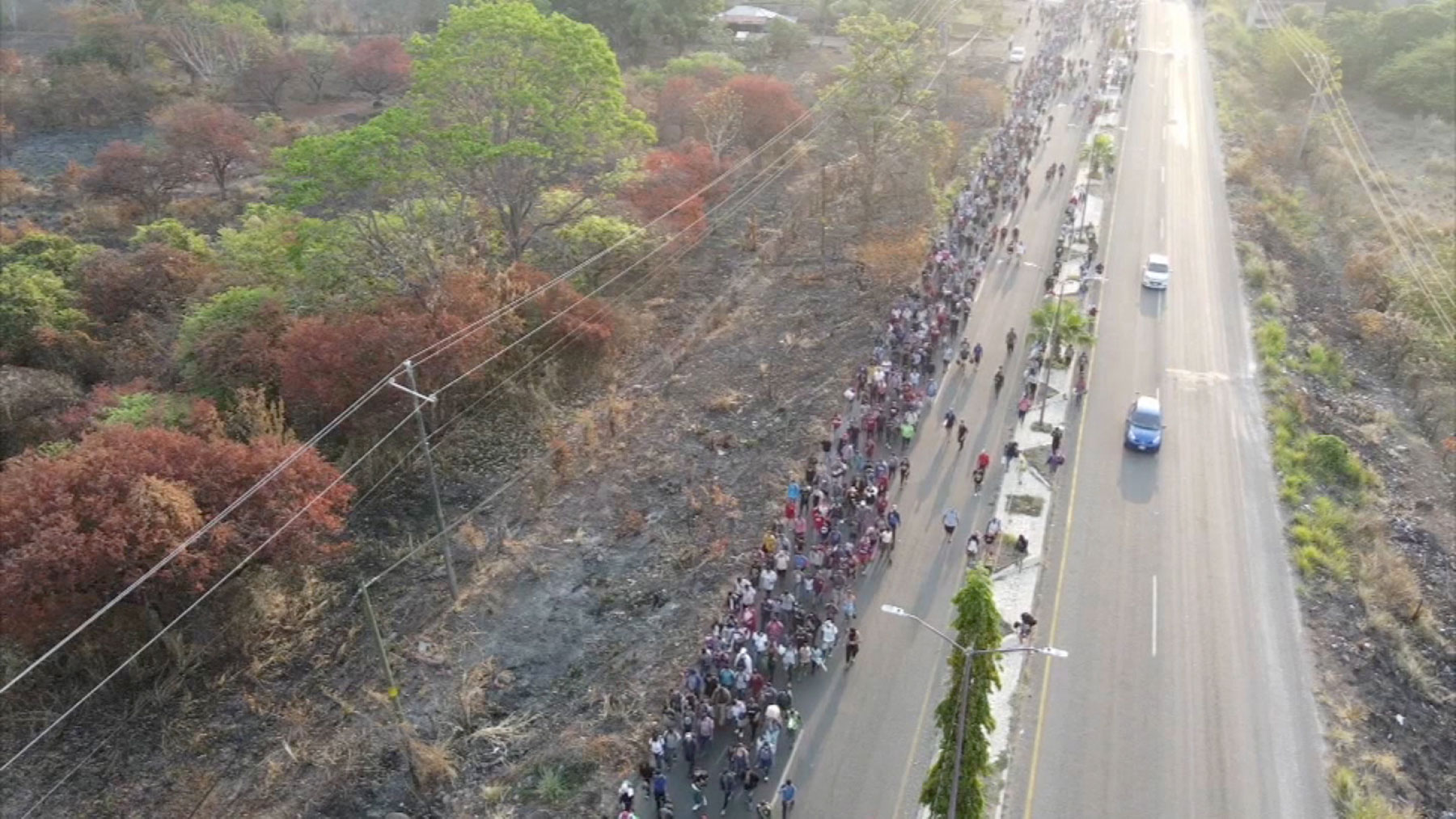 Parte nueva caravana de migrantes desde el sur de M xico