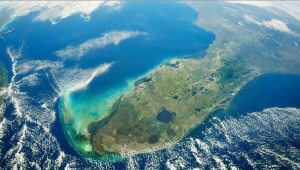 La mayor masa sargazo en camino a la Florida se puede ver desde el espacio