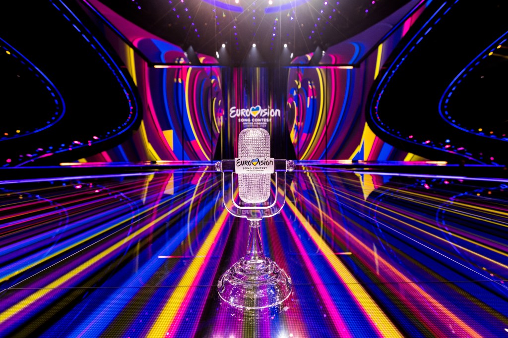 El trofeo del Eurovision 2023. (Crédito: EBU/Corinne Cumming)