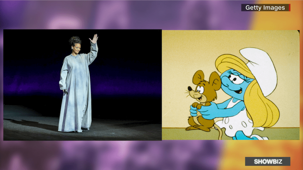 Rihanna will be the voice of "smurfette" in "The Smurfs Movie"