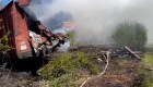 Nuevo attack dentro de Rusia: tren de carga is caught in llamas