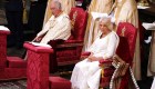 El rey y la reina participan en la ceremonia de coronación. (Foto: Yui Mok/Pool/Reuters)