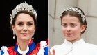 La elegancia de la tiara de la princesa Kate y Charlotte durante la coronación