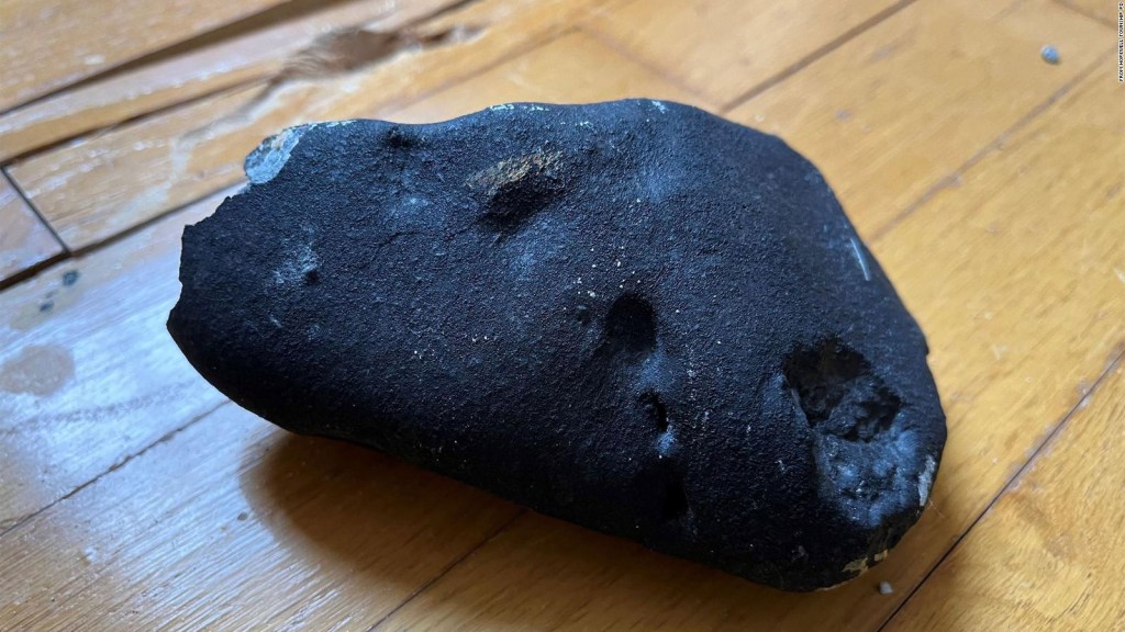 Did a meteor go through the roof of a house in New Jersey?