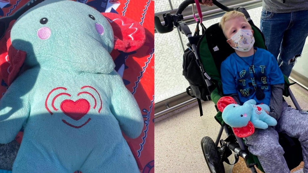 Family loses stuffed animal with their son's ashes in Florida