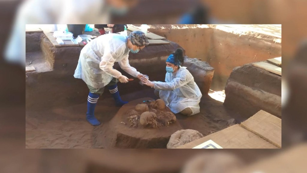 Hallaron restos humanos que serían de los más antiguos del centro de Brasil