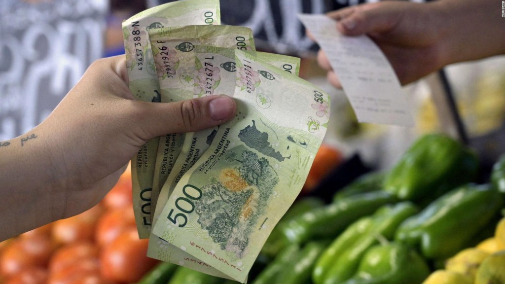 Argentina tiene una inflación interanual del 108,8%