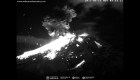 Video muestra pequeñas explosiones del volcán Popocatépetl en México