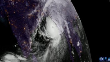Impresionantes imágenes espaciales del ciclón Mocha