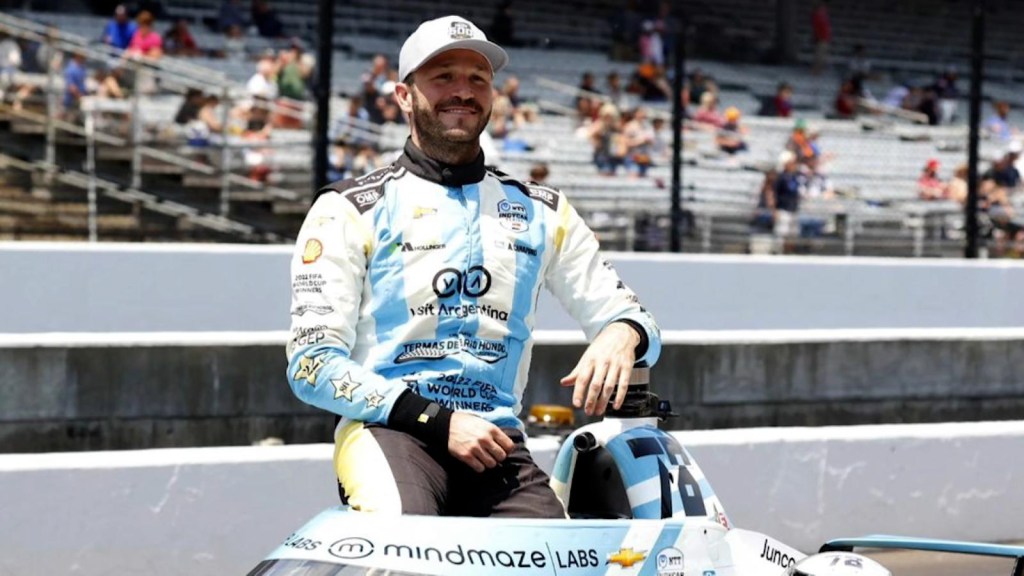 El piloto argentino se prepara para la mítica carrera Indy 500