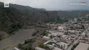 Mira el pueblo a las faldas del volcán Popocatépetl cubierto en ceniza