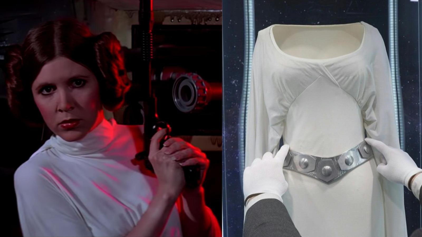 Sale a subasta el vestido que usó la princesa Leia en «Star Wars: A New Hope»