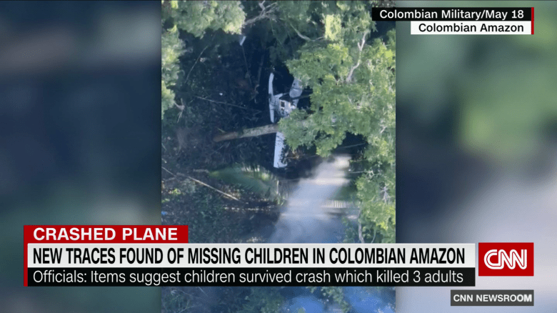 Hallan objetos ligados a niños desaparecidos en la selva colombiana