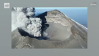 Así luce el cráter del volcán activo Popocatépetl