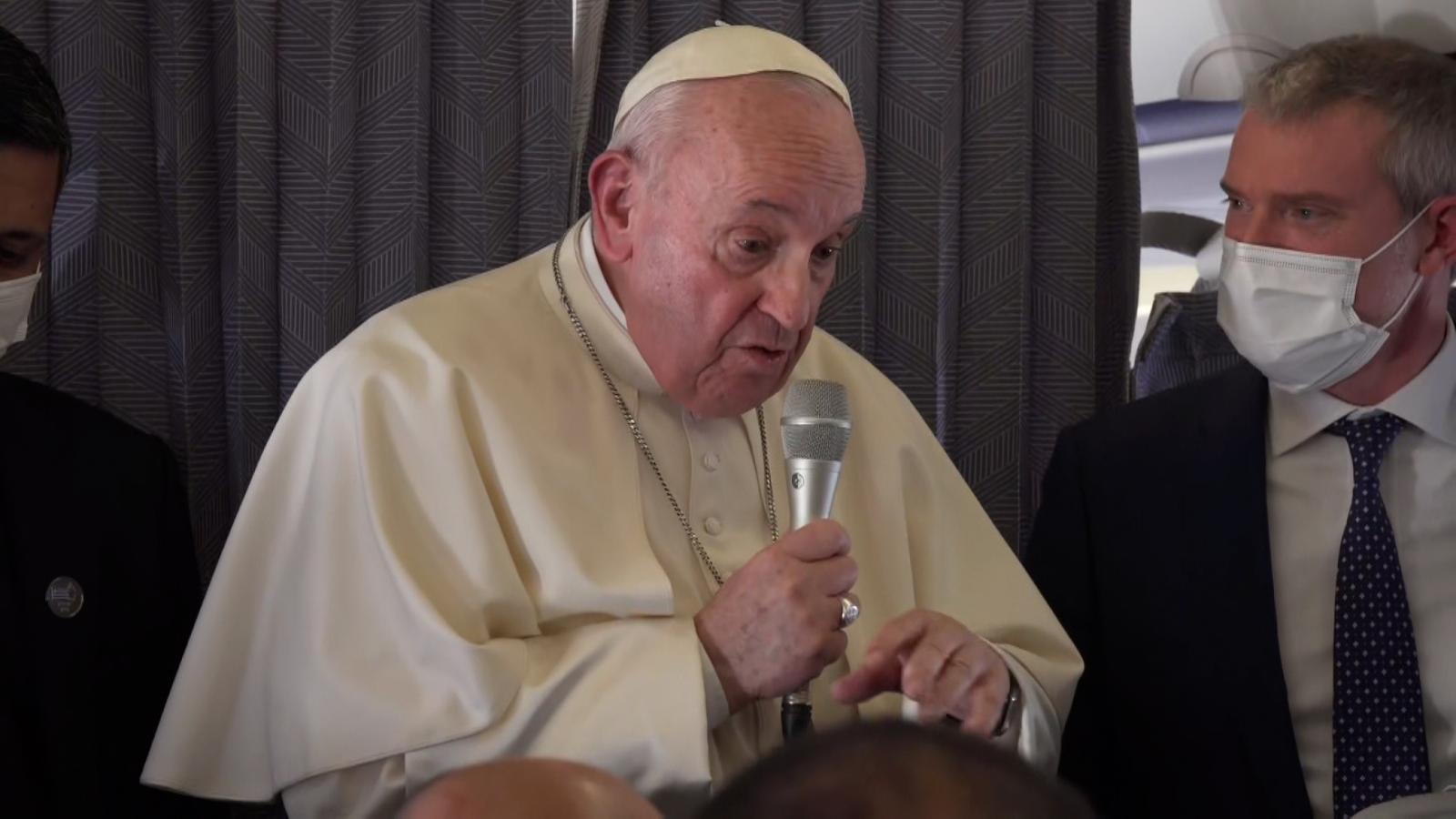 El Papa Francisco pronunció un discurso ante el director de cine Martin Scorsese |  Video