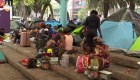 Migrantes llenan los refugios en la Ciudad de México
