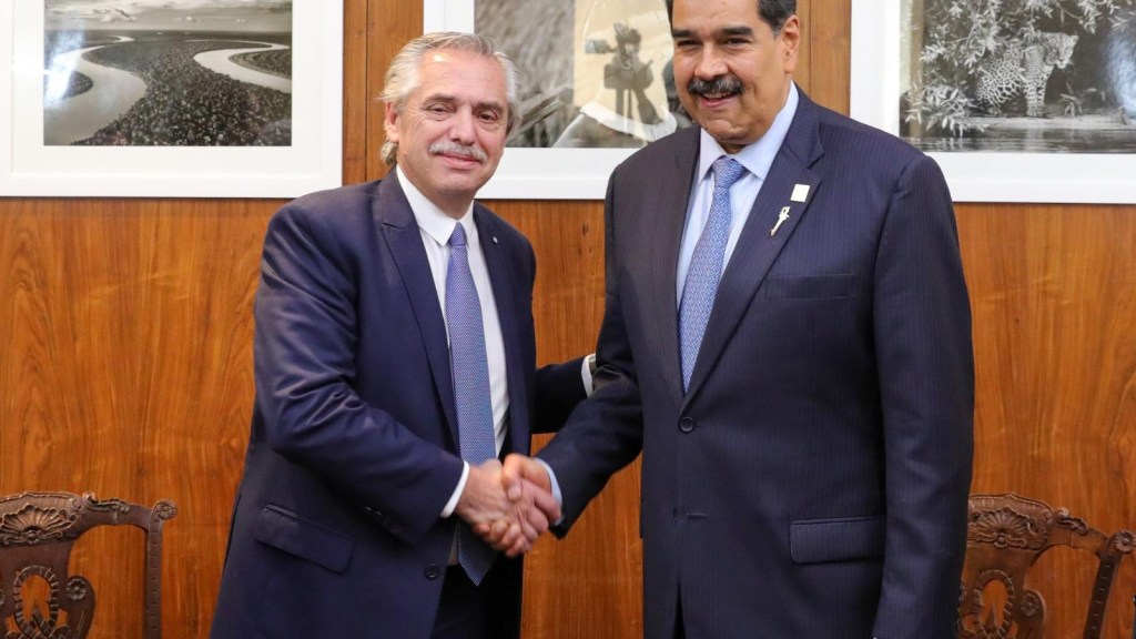 Partidos entre Alberto Fernández y Nicolás Maduro
