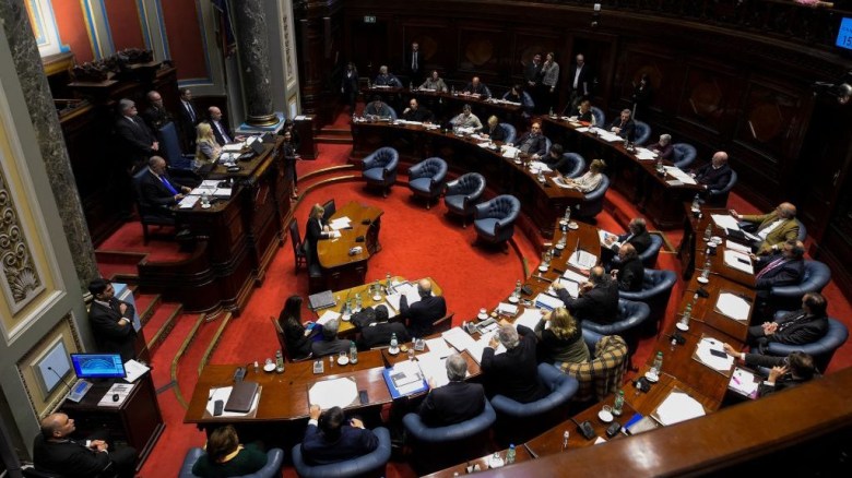 Vista general del Congreso de Uruguay (Crédito: DANTE FERNANDEZ/AFP via Getty Images)