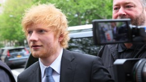 El músico Ed Sheeran llega a su juicio por infracción de derechos de autor en el Tribunal Federal de Manhattan el 4 de mayo 2023 en la ciudad de Nueva York. (Crédito: Michael M. Santiago/Getty Images)