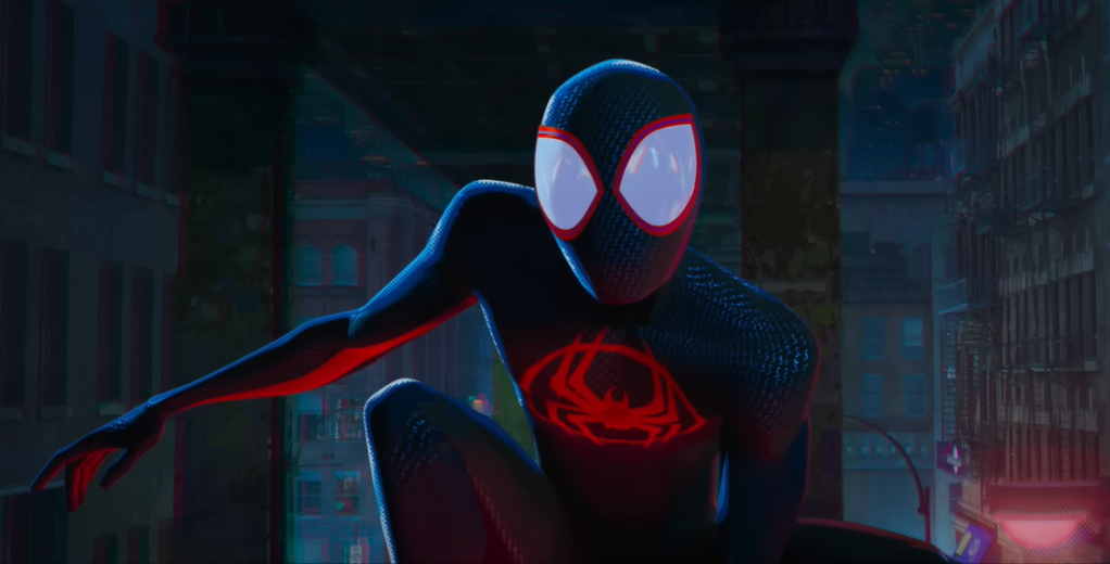 El Spider-Man de Miles Morales en "Spider-Man: Across the Spider-Verse". (Crédito: Sony Pictures Animation)