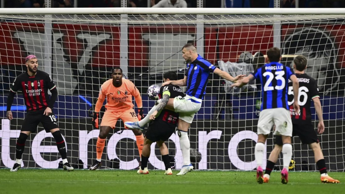 El Inter de Milán ganó 2-0 el partido de ida de semifinales de Champions League ante el AC Milan. (Foto: Marco Bertorello/AFP/Getty Images)