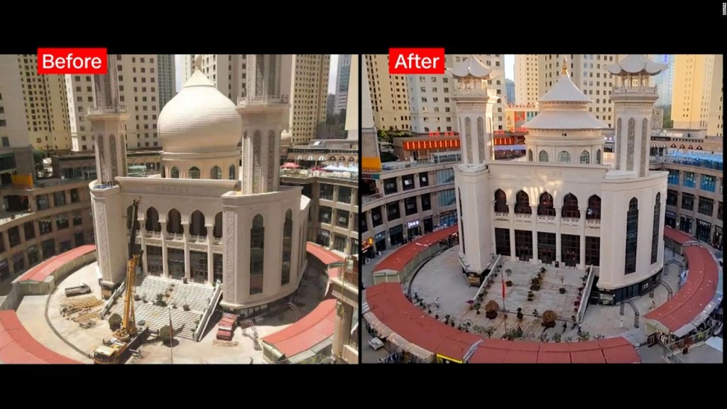 China modifica la arquitectura de una mezquita y genera multitudinarias protestas
