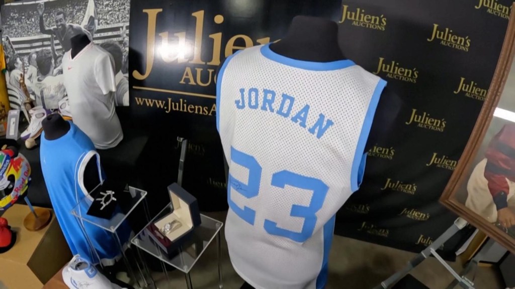 How much would you pay for a jersey worn by Michael Jordan?