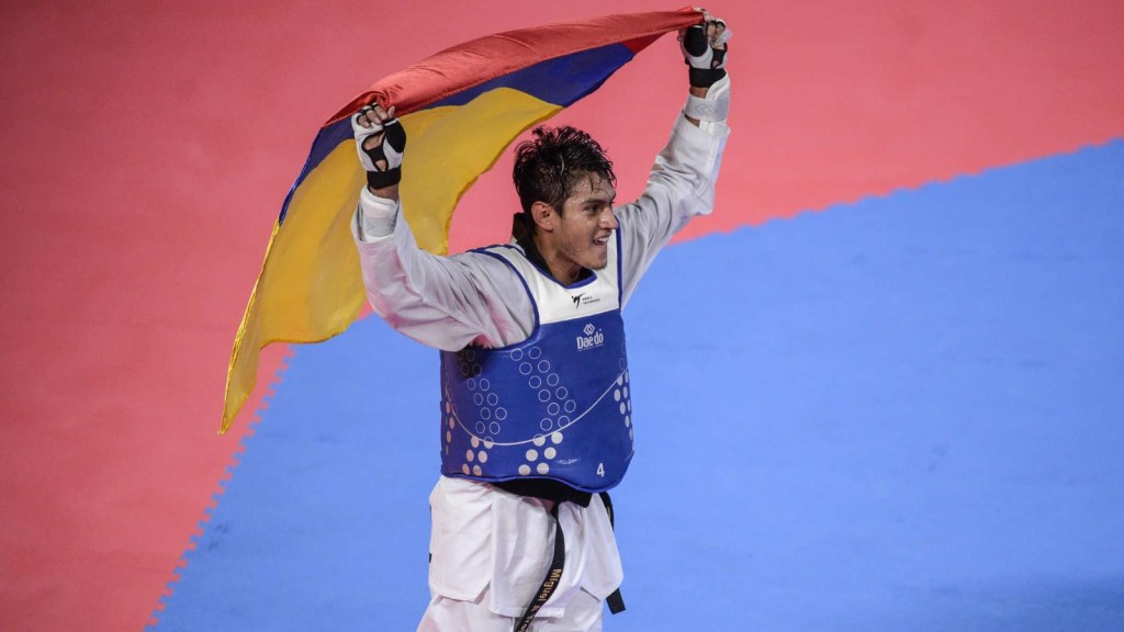 Miguel Trejos, conquistando los Juegos Centroamericanos