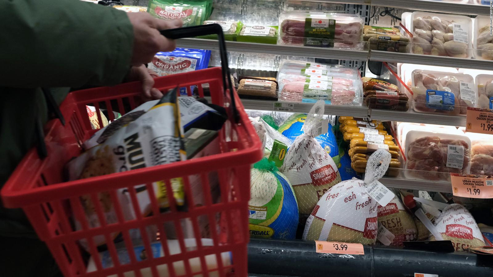 estadounidenses gastan más en comida pero compran cada vez menos |  Video