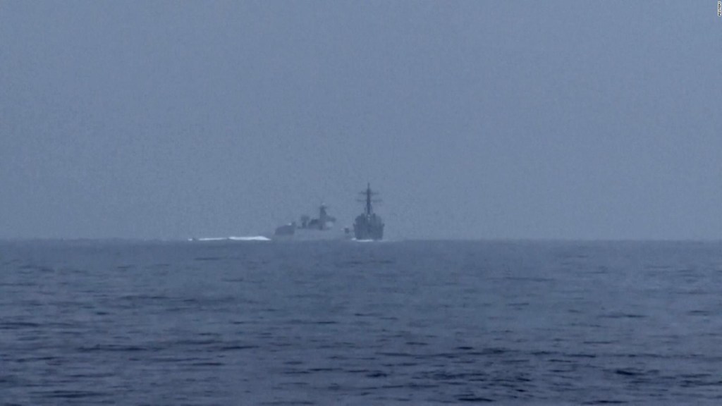 EE.UU.  acusa a buque militar chino de practicar maniobras inseguras
