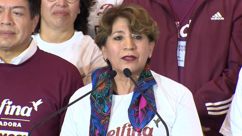 Delfina Gómez será gobernadora del Estado de México, según conteo rápido