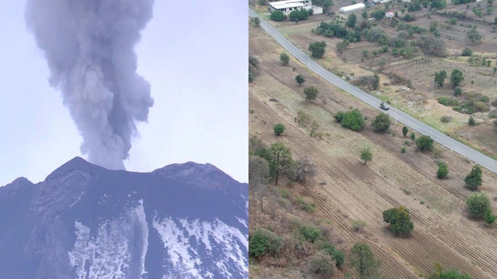 The escape routes of the Popocatépetl volcano