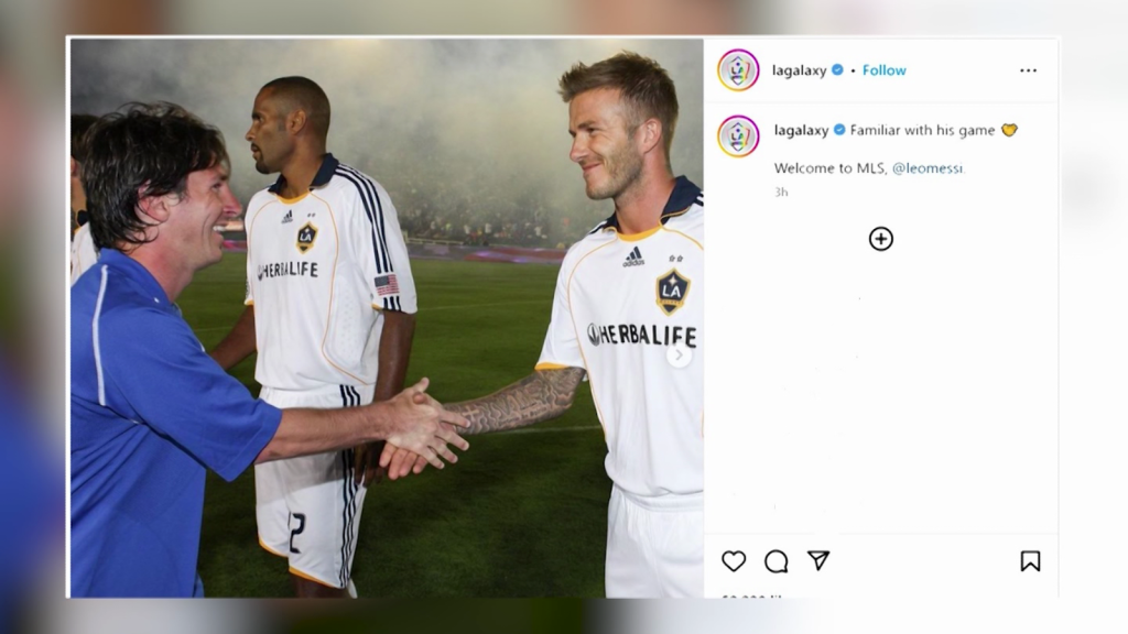 Reacciones al perfil de Messi en Inter Miami