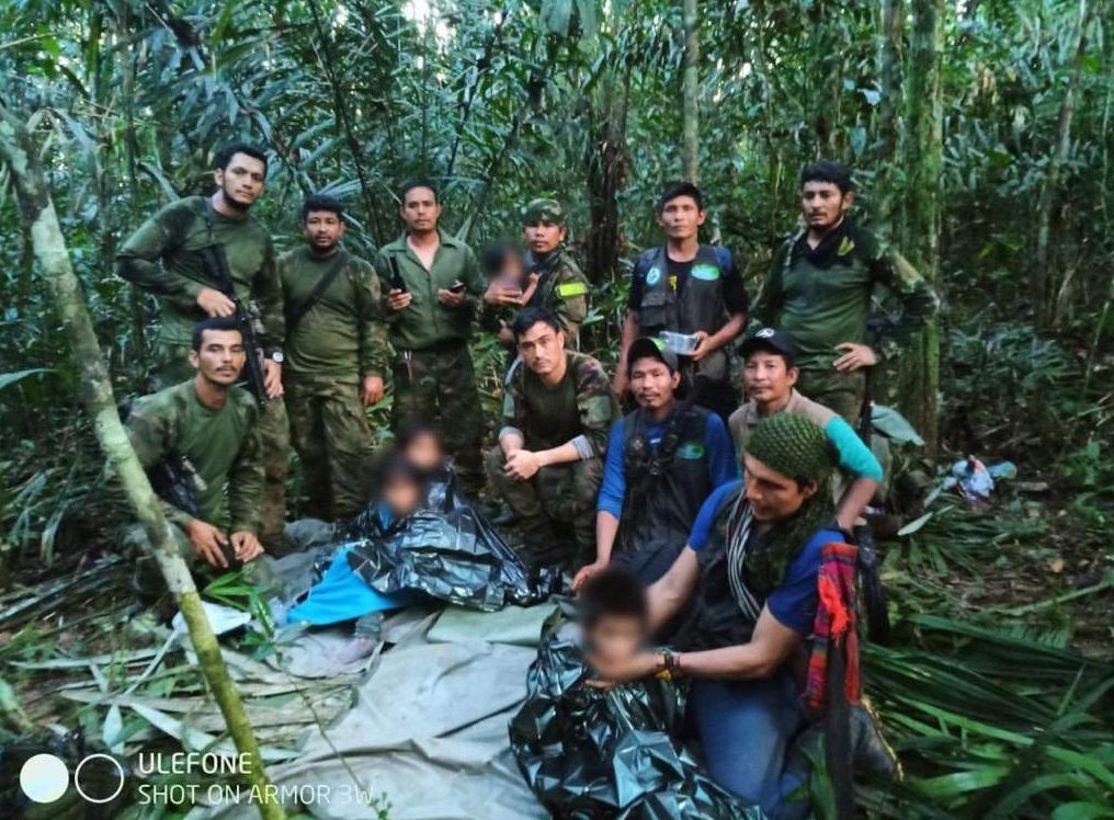 They find missing children alive in the jungle of Guaviare