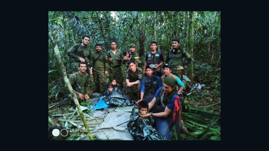 Hallazgo de niños perdidos en la selva colombiana conmueve hasta las lagrimas