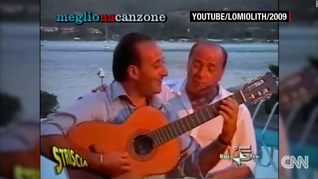 Watch some of Silvio Berlusconi's iconic moments