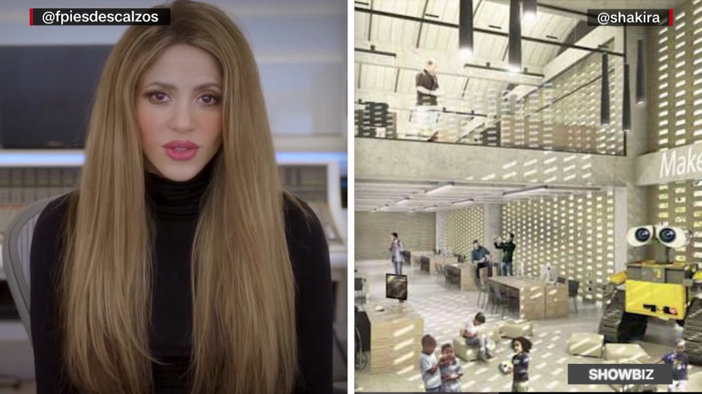 Ve como luz la escuela que construye Shakira en Colombia