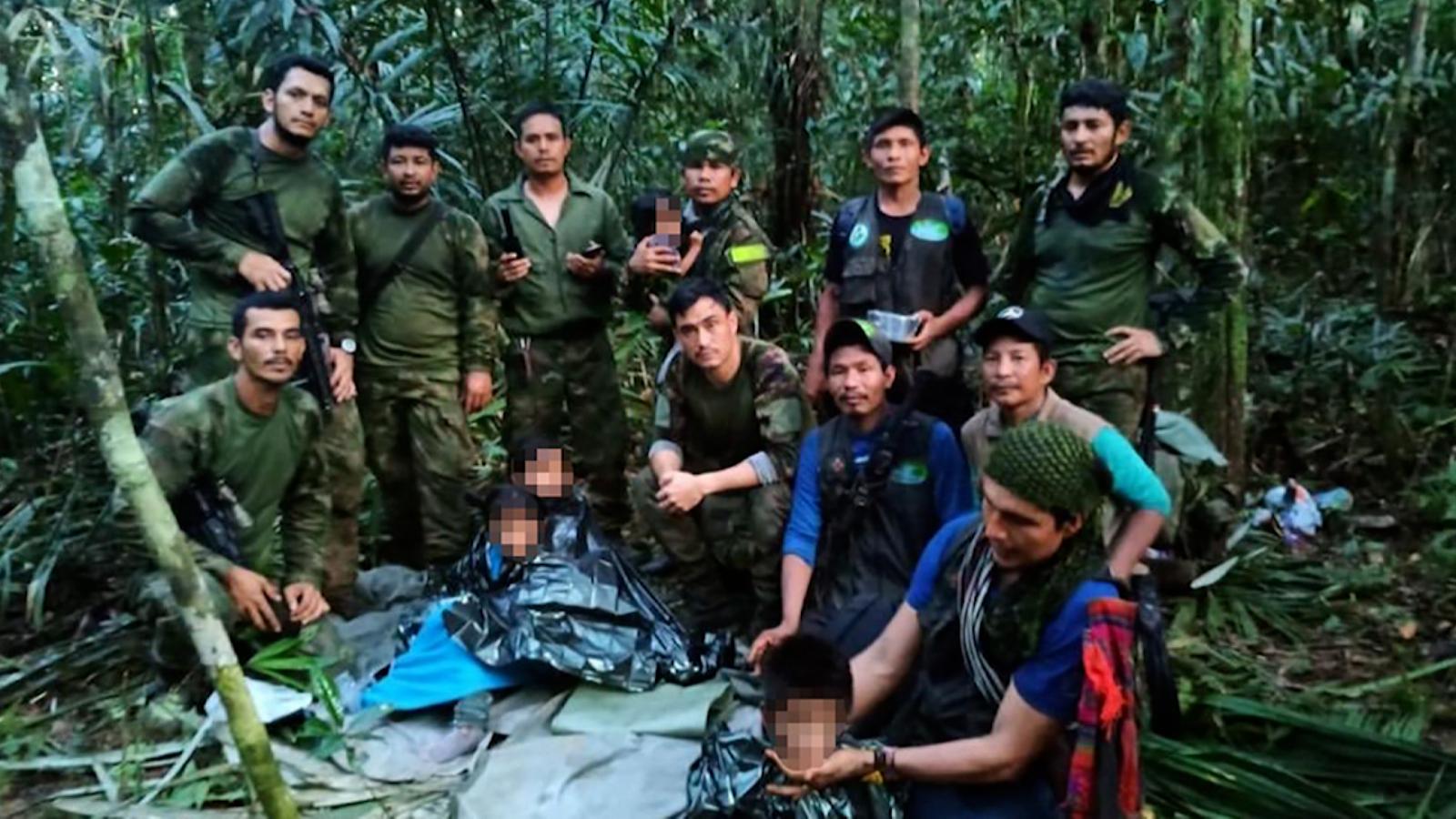 The Central Military Hospital reports that the children found in the Colombian jungle are doing well.