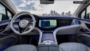 Mercedes estrena un nuevo color de luces en algunos autos: el azul para la  conducción autónoma