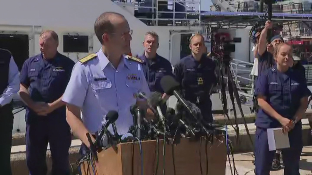 "catastrophic loss": Remains found are from the submarine, says Coast Guard