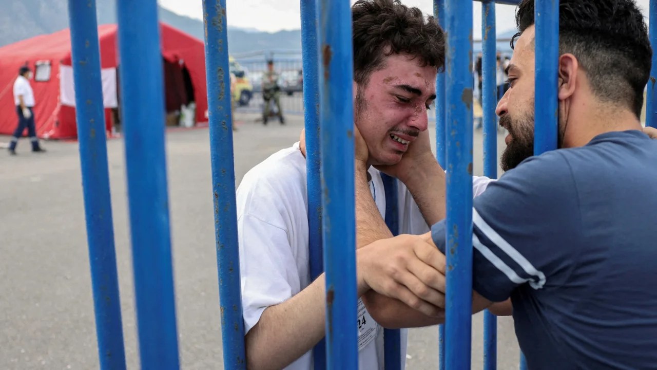 Migrantes en Grecia naufragan