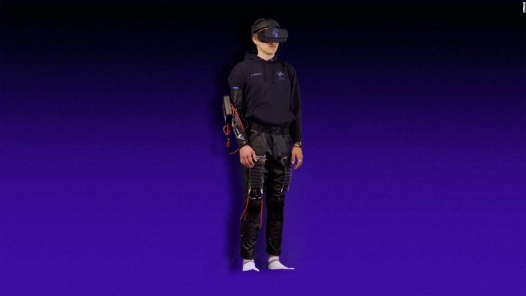 Satisfacer la "Traje meta"un traje para la realidad virtual