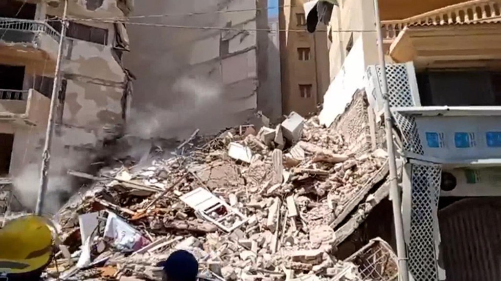Edificio de trece plantas se derrumba en Alessandria