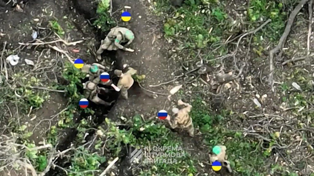 Entonces encontraron soldados rusos antes que Ucrania en las trincheras.